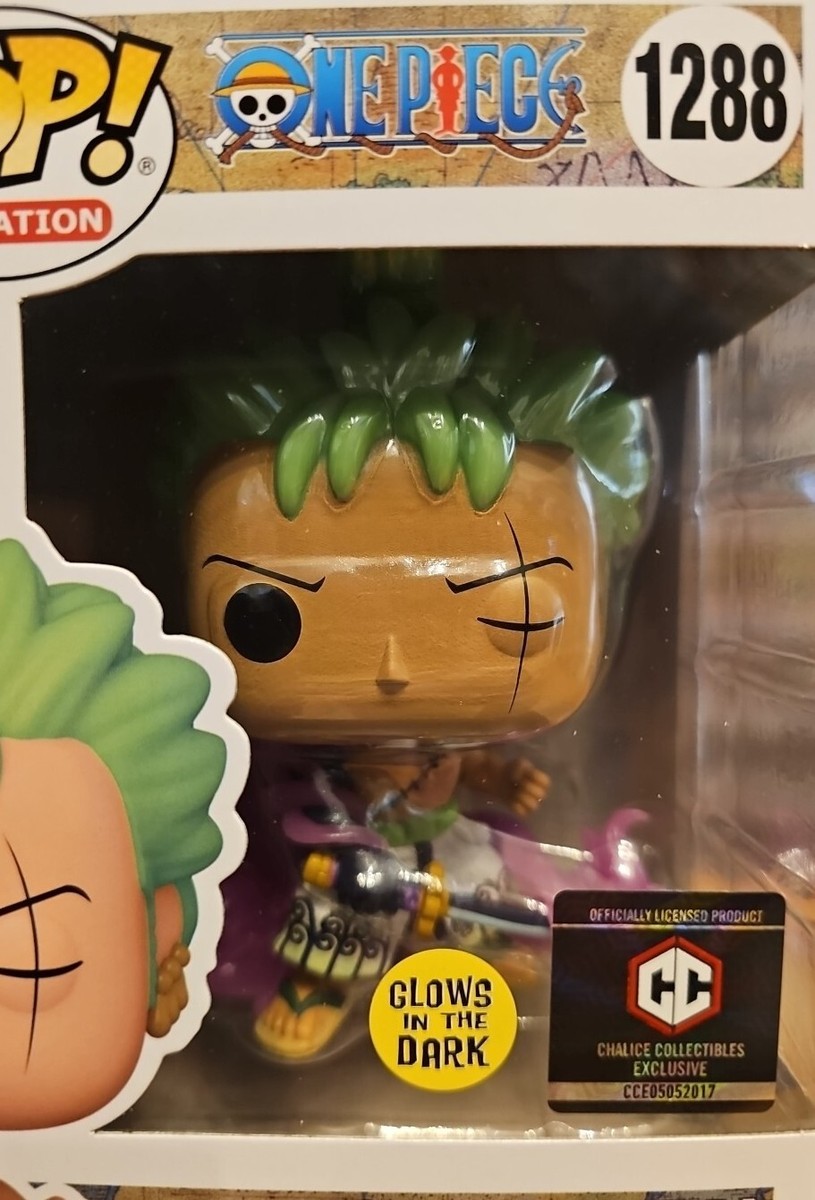 Funko Pop One Piece Zoro (Enma) GITD #1288 Chalice Collectibles