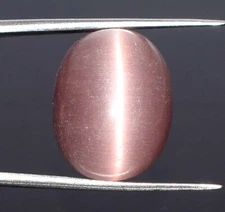 Brazilian Purple Cat's Eye Ring Size Gemstone Natural Oval Cabochon Certified