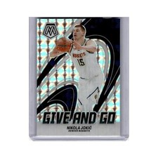 Nikola Jokic 2023 Panini Mosaic Give and Go #6 Denver Nuggets Basketball Card NM