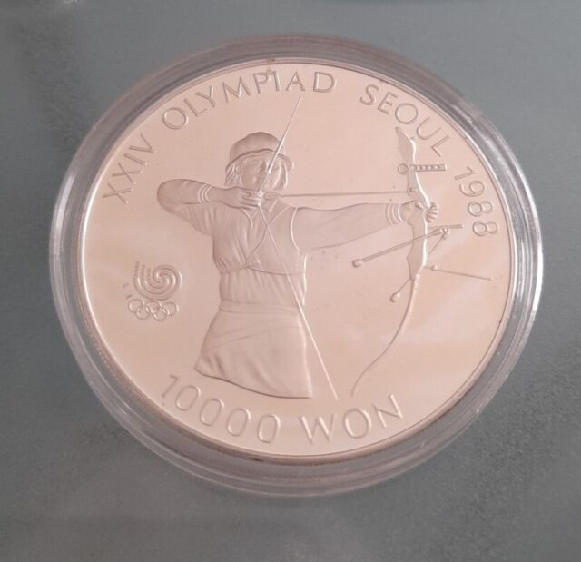Olympiad Seoul 1988 10000 Won münze 24 1987