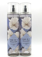 BATH  BODY WORKS ONE IN A MILLION BODY MIST SPRAY 8 FL OZ LOT OF 2 PCS 