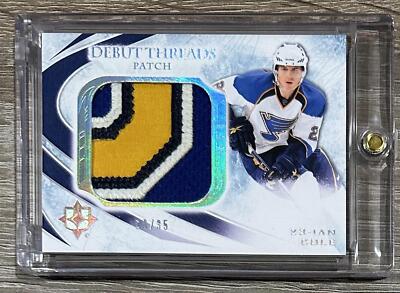 2010-11 Ultimate Collection #DT-IC Ian Cole Debut Threads Patch #/35