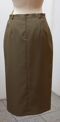 Rock Damen Größe 20/40, oliv, Schlitz  links Reisverschl hinten, Gürtelschlaufen