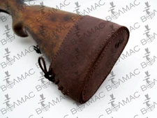 Slip On Recoil Pad Genuine Leather Shotgun Rifle Butt stock. Made in Europe!