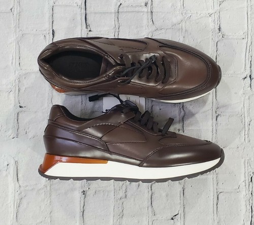 zara brown sneakers