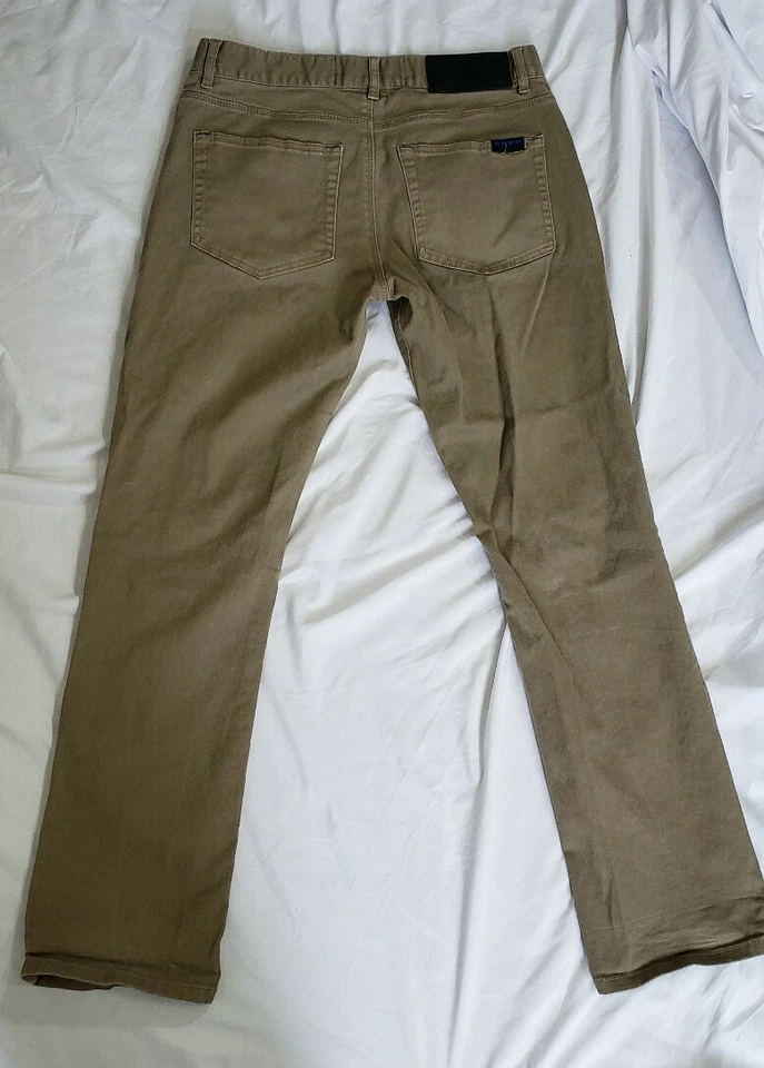 Pantalones de mezclilla Fourstar EE. UU. corte estándar caqui talla 30 x 32 pantalones de skate ropa de calle Foto 2 de 2