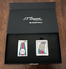 S.T. Dupont Lighter & Cutter Set 24H Le Mans, 020088 & 003488 New In Box