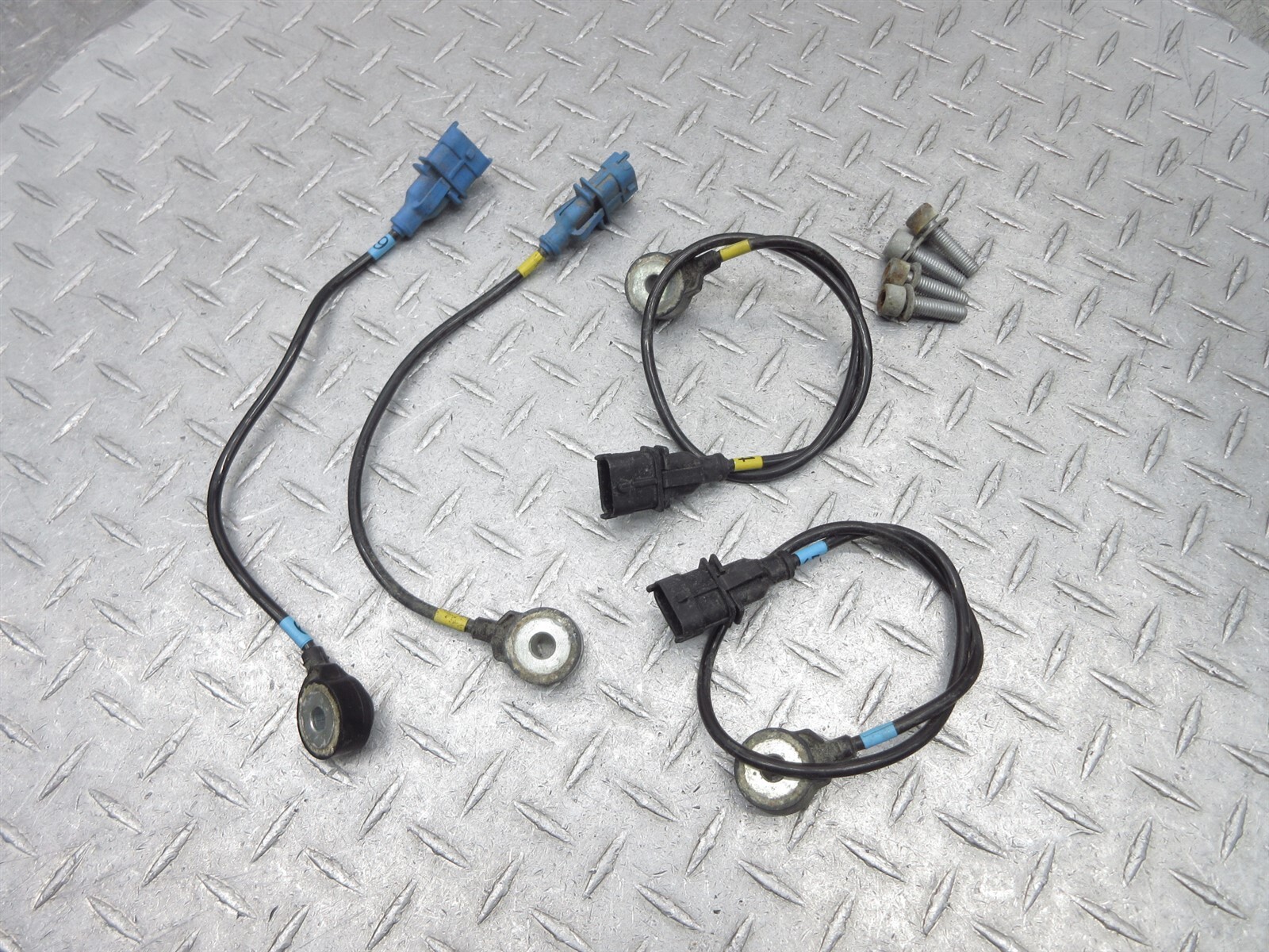 2008 Ferrari F430 Spider Engine Knock Detonation Ping Motor Sensor Lot of 4