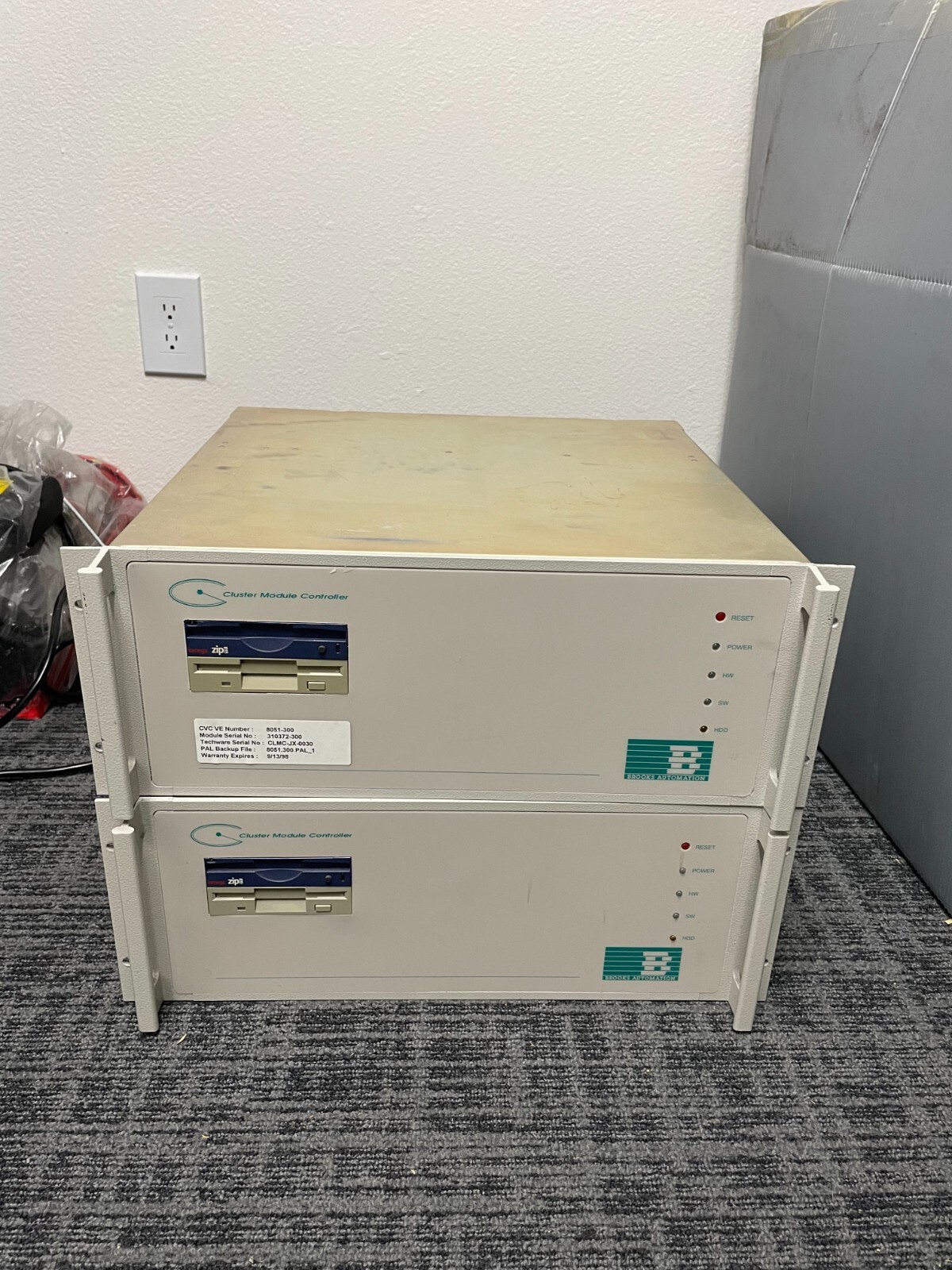 Brooks Automation CLMC-JX TECHWARE 8051-300 CVC CLUSTER MODULE CONTROLLER (Used)