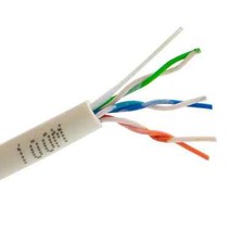 5m Drum BT Telephone Cable Wire 3 Pair 6 Core White Phone Cable