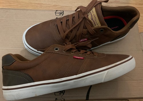 Levi's Herren Miles Tumbled Wx Kunstleder Freizeit Schnürschuh 9 1/2 - Bild 5 von 11