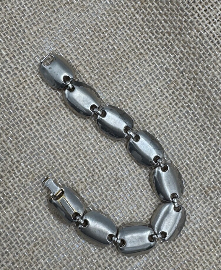 Abstract Bracelet Vintage signed KRAMER Gold And … - image 3