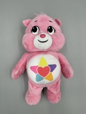 Care Bears True Heart Bear Plush 8 Pink Stuffed Animal Rainbow Star 2022