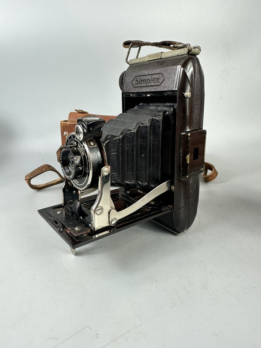 Vintage Zeiss Ikon Simplex Bakelite Folding 6x9 Film Camera With
