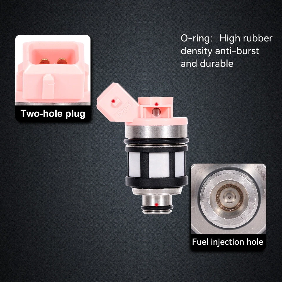 4x Inyectores de combustible para camioneta Nissan Pathfinder Quest Mercury 1990-1995 3,0 L Foto 2 de 4