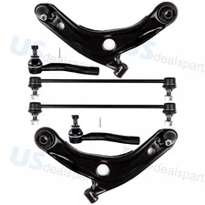 6Pc Front Control Arm Sway Bar Tie Rod Links For 2012 2013-2015 Toyota  Prius C