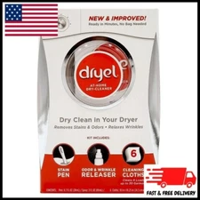 Dryel at Home Dry Cleaner Starter Kit with 6 Cleaning Cloths, Fresh Scent