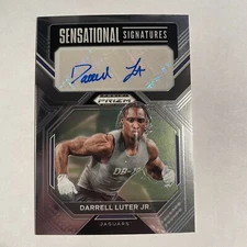 2023 Prizm Draft Darrell Luter Jr Sensational Autograph Auto