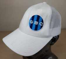 GBC GULFSTREAM BOAT CLUB ADJUSTABLE SNAPBACK TRUCKER/MESH HAT/CAP, WHITE OUTDOOR