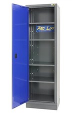 Stahlschrank 200cm x 60cm x 45cm 4 Einlegeböden Werkzeugschrank, W2532