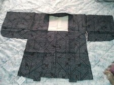 Kimono antiguo de Japón. Hombre, mujer y cadete.
