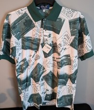  LA MODE Mens Active Sportswear Golf All Over...