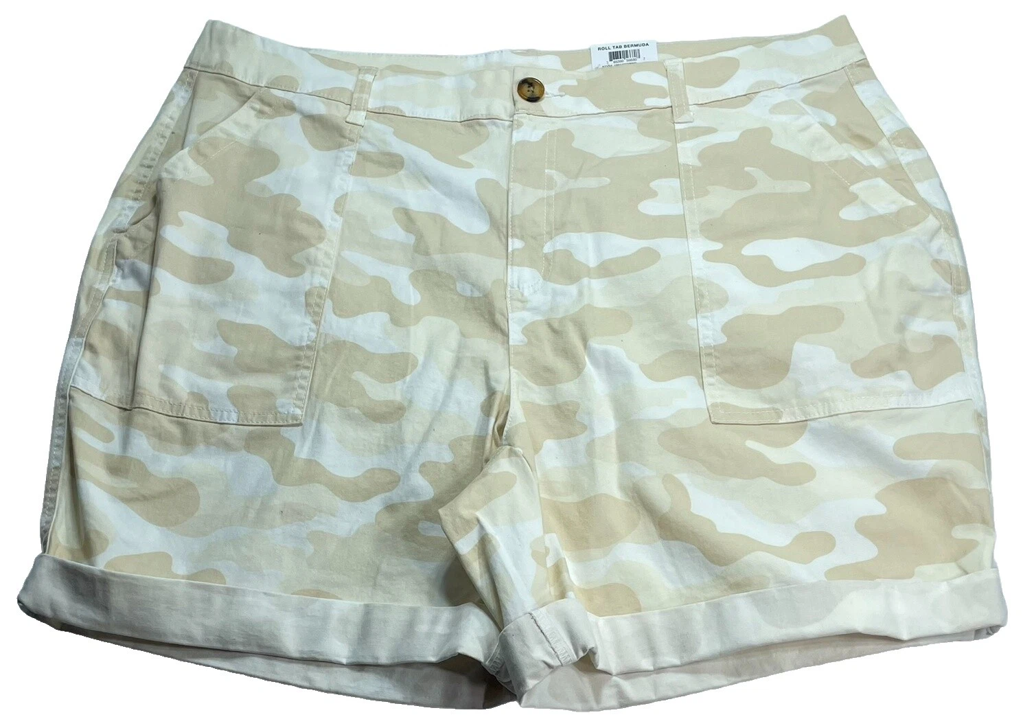 Camouflage Plus Size Shorts for Women