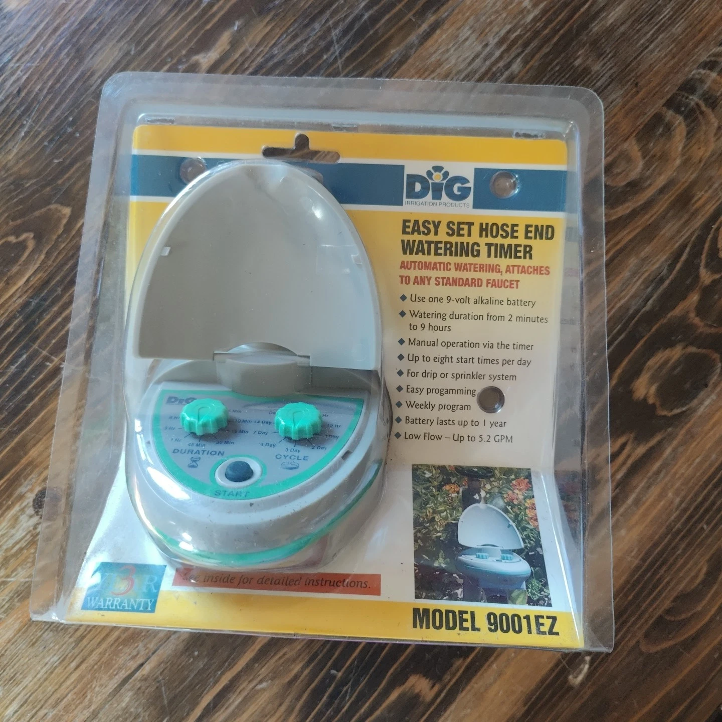 DIG Easy Set hose End Watering Timer Model 9001EZ