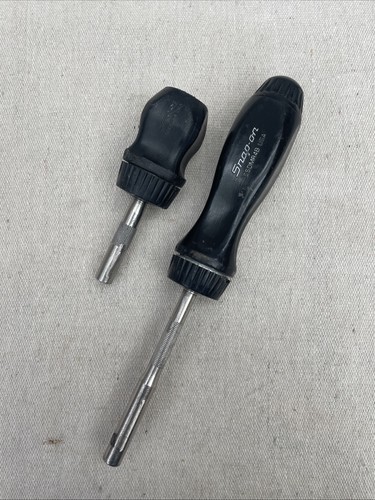 Snap-On SSDMR1A - SSDMR4B Black Stubby/long Ratcheting Magnetic Screwdriver USA