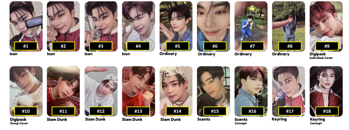 ZEROBASEONE ZB1 NEVER SAY NEVER OFFICIAL ALBUM PHOTOCARD ICON