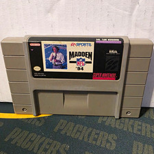 Madden NFL '94 (Super Nintendo Entertainment System, 1994) Sports Cartridge