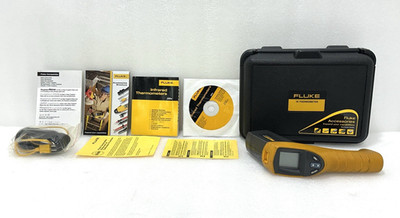 Fluke 561 Infrared and Contact Thermometer With All Accessories - New
