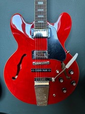 Epiphone Joe Bonamassa '62 ES-335 Electric Guitar in Cherry, with Case, USED