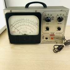 EICO Model 249 Vintage Peak-To-Peak VTVM Electronic Voltmeter Ohmmeter ~ Works
