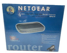 Netgear RP614, 4-Port Cable/DSL Router Gateway 10/100 Mbps Switch NIB Sealed