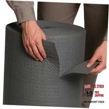 30" W x 150' l Oil Absorbent Mat Roll Oil Pads Absorbs up to 40.2 Gallons Grey