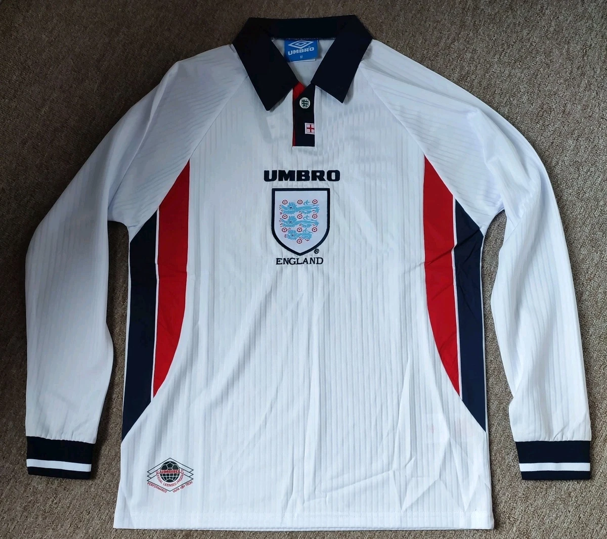 Maillot Gardien De But Angleterre 1997-1998 - Umbro Taille 2XL - Occasion - Couleur Multicolore - Vintage Football