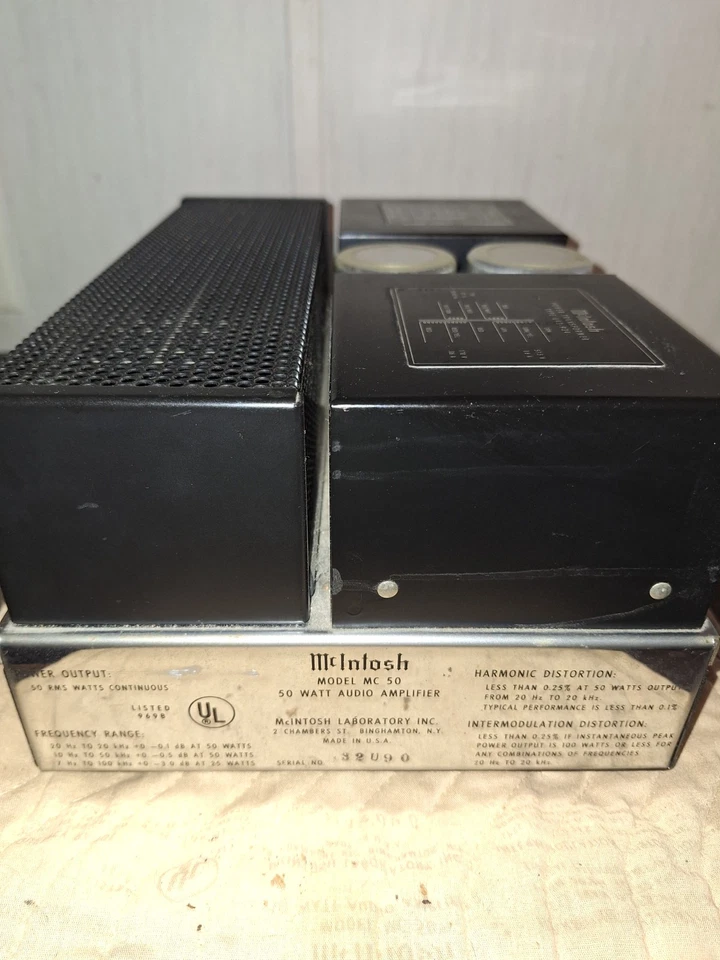 Amplificador de audio mono McIntosh en excelente estado! Foto 3 de 4