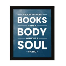 Designs ByLITA A room without books is like a body without a soul - Cicero,
