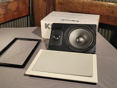 Klipsch R-5650-W II In-Wall Loudspeaker With Original Open Box White Cover
