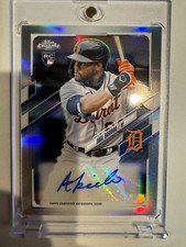 2021 Topps Chrome Update Akil Baddoo Rookie Autograph Insert #CUSA-ABA Tigers