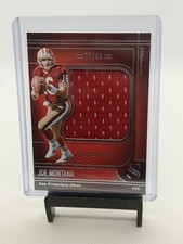 2025 Panini Silhouette Joe Montana SS-JMA 77/99 Memorabilia Jersey Relic 49ers