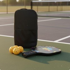 Pickleball-Set 2 Schläger leicht Schlägerset schweißabsorbierend für Anfänger