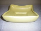 Vintage McCoy Ceramic Planter Bowl Dish Square Yellow 6"x6" Pottery