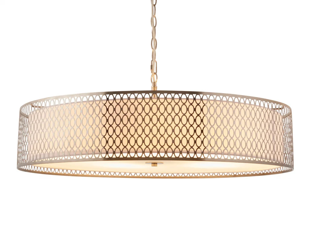 Ceiling Light Silver Cordero 5 Satin Nickel Endon 112758