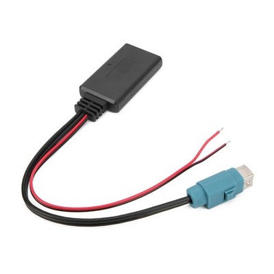 JKOKPMG Bluetooth AUX in Cable Wireless Audio Adapter ABS Material 12V Car Bluet