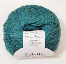 Knit Picks Palette Fingering Weight Yarn 100 Peruvian Wool 231y Tidepool Heathe