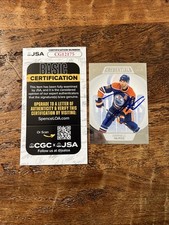 Darnell Nurse IP Signed UD Credentials Card JSA Coa Oilers Autographed