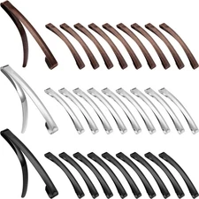 30 Pieces Open Center Metal Barrettes Anti-slip Metal Hair Clip for Women, As...