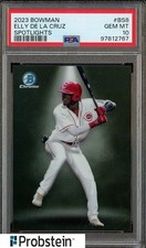 2023 Bowman Spotlights #BS8 Elly De La Cruz Cincinnati Reds RC Rookie PSA 10